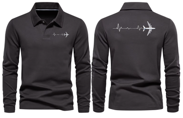 AIRBUS A380 LONG SLEEVE POLO
